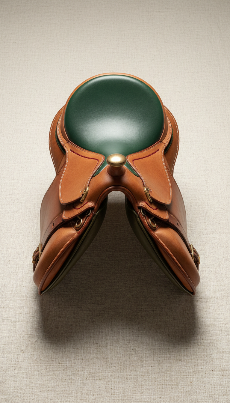 Bespoke Polo Saddle with Hand-Finished Seat