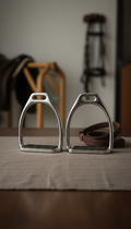 Polished Stainless Steel Stirrup Irons